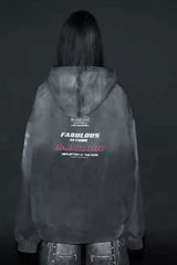 Tie-Dye Print Pullover Hoodie