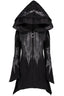 Wing Graphic Pointed Hem Hoodies