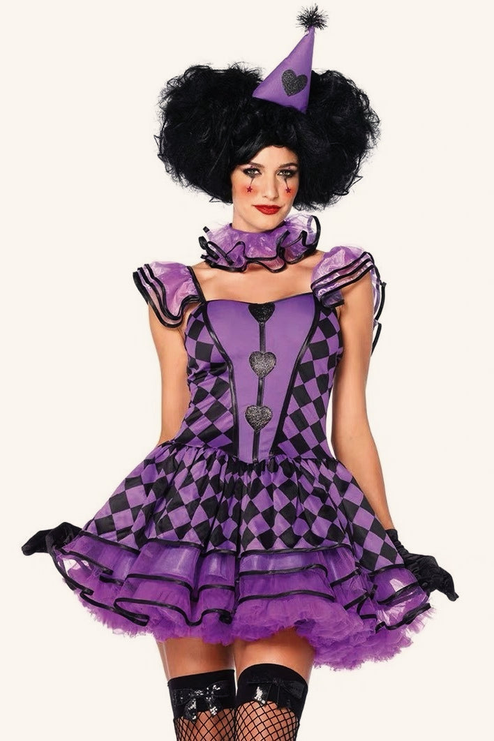 Vampire Circus Clown Halloween Costume Main image