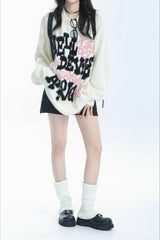 Y2k Vintage Christmas Slim Long Sleeve Chic Sweater