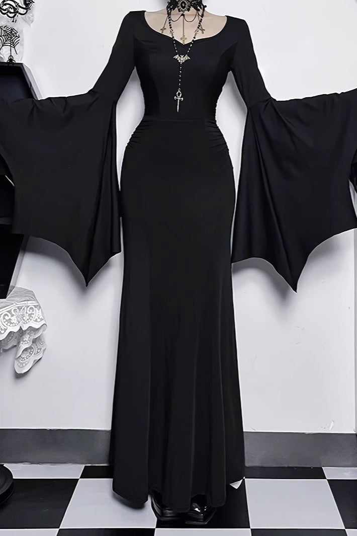 Halloween Gothic Punk Batwing Mermaid Dress Main image