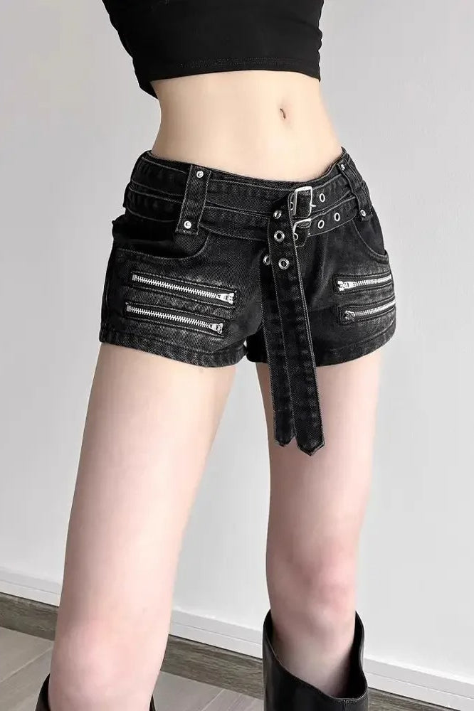 Sexy Streetwear Hot Pants Slim Fit Denim Shorts Secondary image