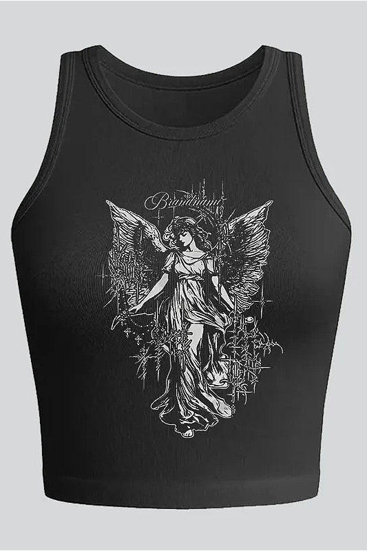 Y2K Emo Girl Gothic Camis