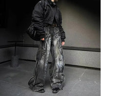 Black Gothic Y2K Baggy Pant