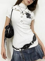 Y2K Printed Babe T-Shirt