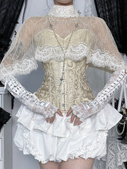 Dark Lace Gothic Cloak