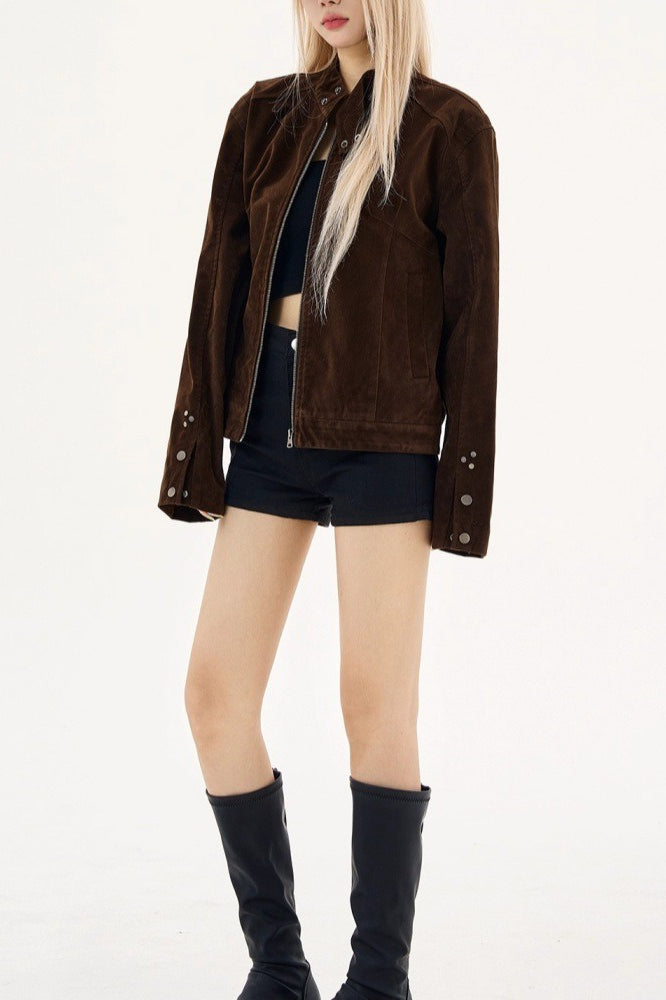 Stand Collar Harrington Jackets