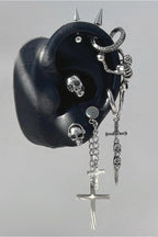 Bound Bone Demon Stud Earrings