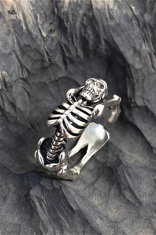 Vintage Punk Skull Finger Ring