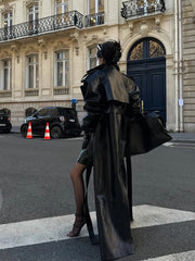 Chic Longline Trench Long Coat