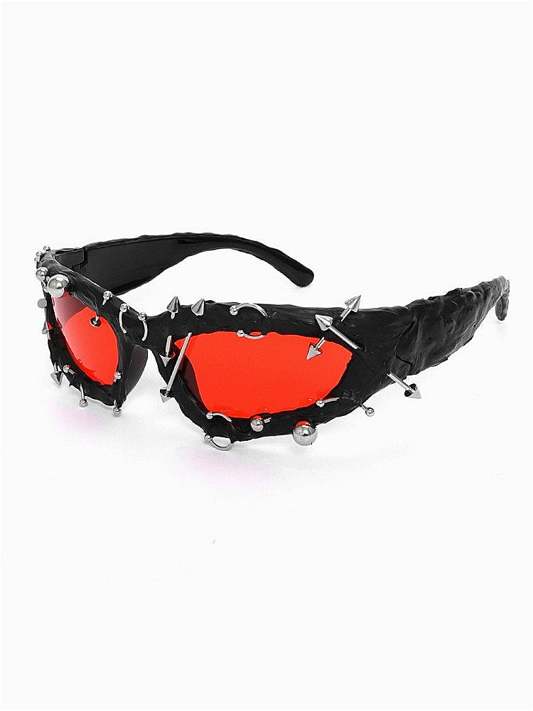 Rivet Decor Drip Glue Street Glasses Secondary image