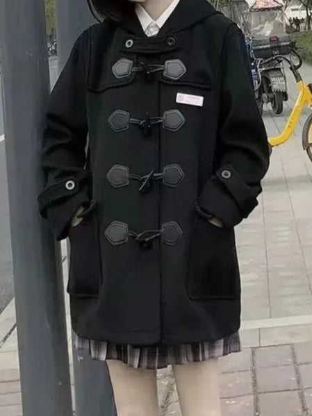 Thickened Preppy Style Coat Main image