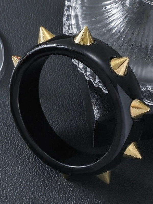 Punk Rock Rivet Resin Bracelet