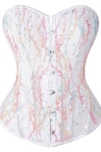 Sheer Sequin Strapless Boned Corset