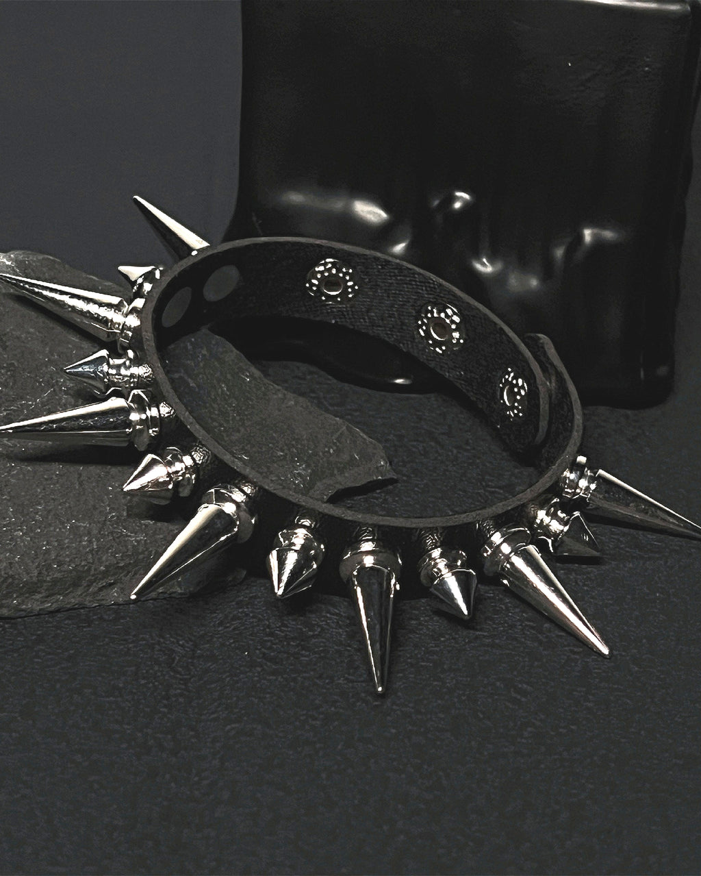 Dark Punk Stud Rivet Bracelet