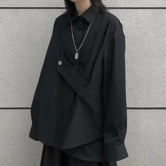 Asymmetric Baggy Gothic Blouse Main image