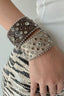 Post-apocalyptic Punk Bling Thick Bracelet