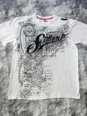 Oversized Retro Print Hip Hop T-shirt