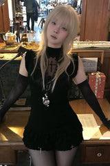 Gothic Cutout Slim Fit Tank Top