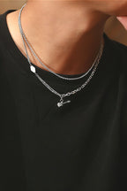 Street Guitar Layered Necklace