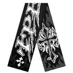 Unisex Streetwear Vintage Warm Knit Scarf