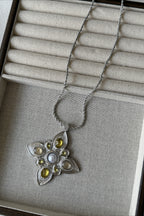 Y2K Chic Clover Zircon Necklace