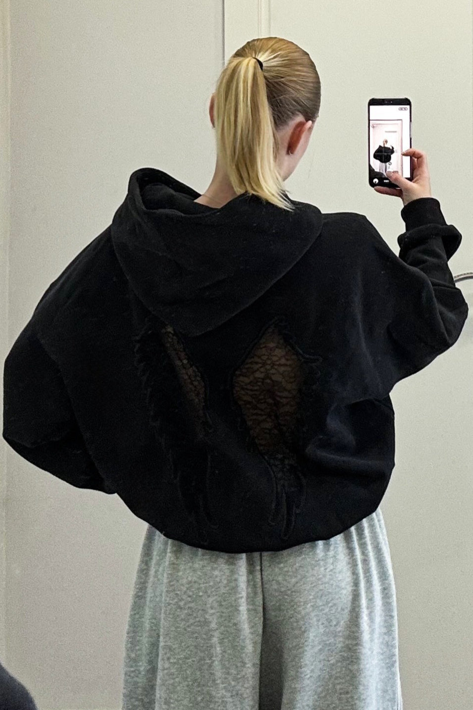 Angel Wing Back Graphic Hoodies