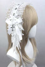 Gothic Wing Bow Headband Hair Accs