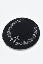 Gothic Rose Embroidery Hat
