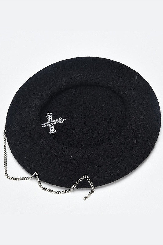 Gothic Rose Embroidery Hat