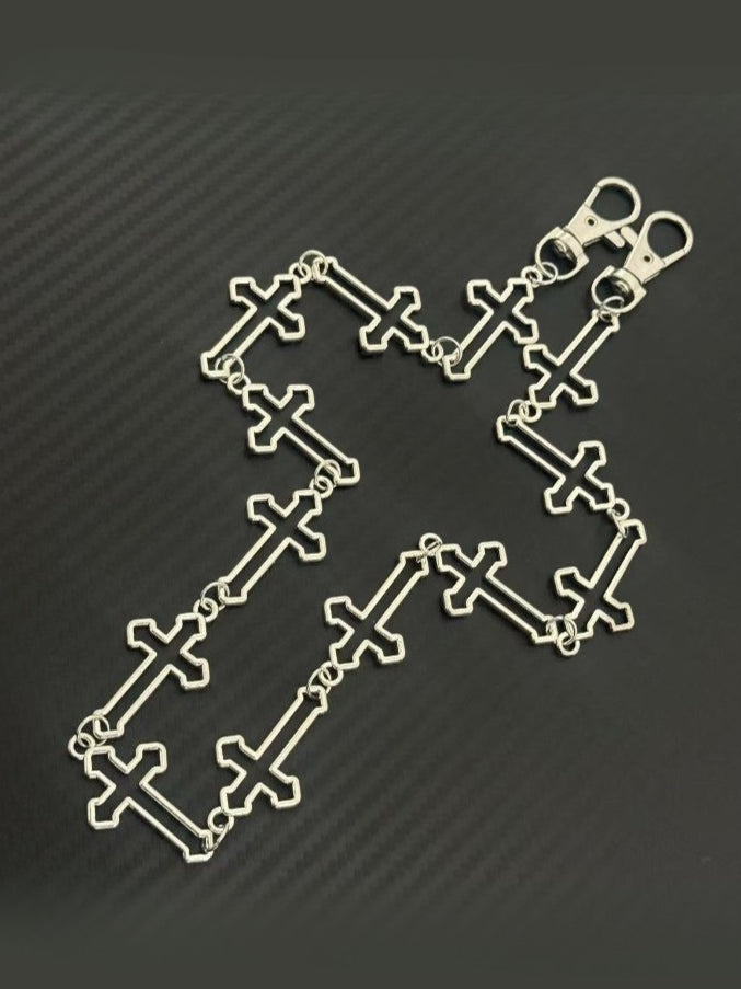 Vintage Street Dark Cross Waist Chain