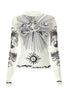 Y2K Punk Graphic Full Sleeve See Through T-shirt