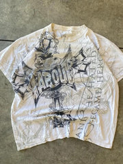 Punk Angel Print Short Sleeve T-shir