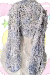 Harajuku Y2K Punk Rivet Rabbit Ear Hat