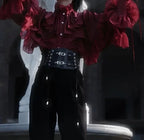 Gothic Batwing Sleeve Blouse
