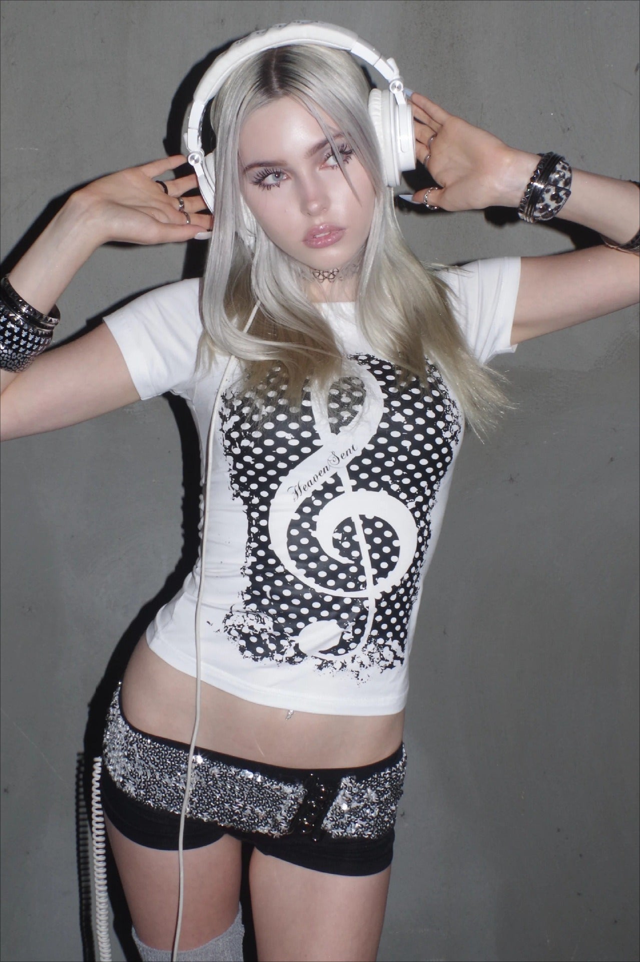 Y2K Graphic Cropped T-Shirt Secondary image