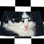 Y2K Cat Print Low-Waist Mini Skirt