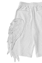 Wing Patchwork Cropped Pants