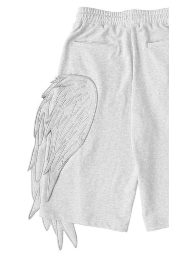 Wing Patchwork Cropped Pants