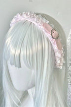 Gothic Lolita Heart Leather Buckle Hair Accs