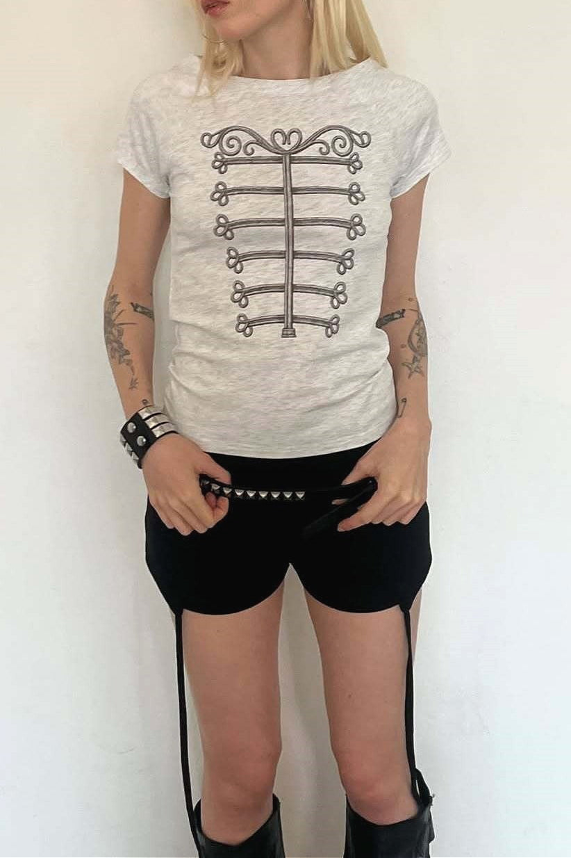Street Style Stained Glass Print T-shirt