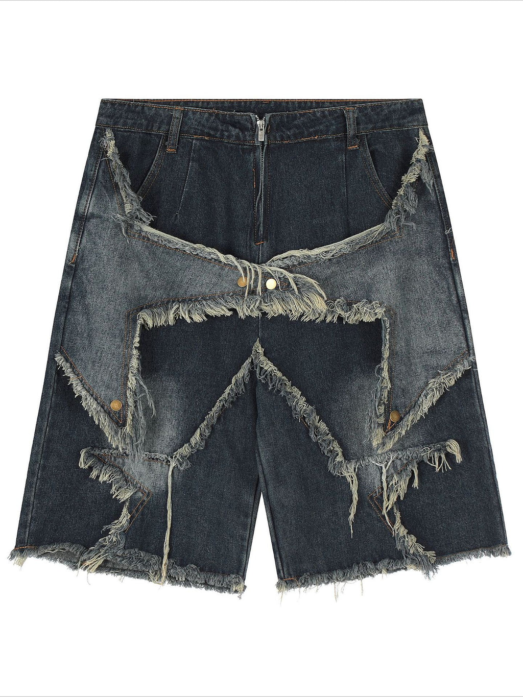 Vintage Star Loose Capri Shorts