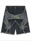 Vintage Star Loose Capri Shorts