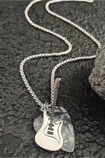 Punk Rock Guitar Pick Necklace Secondary image