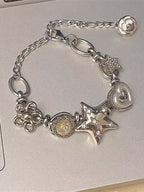 Y2K Rhinestone Playful Star Bracelet
