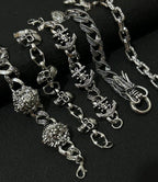 Vintage Gothic Punk Skull Bracelet