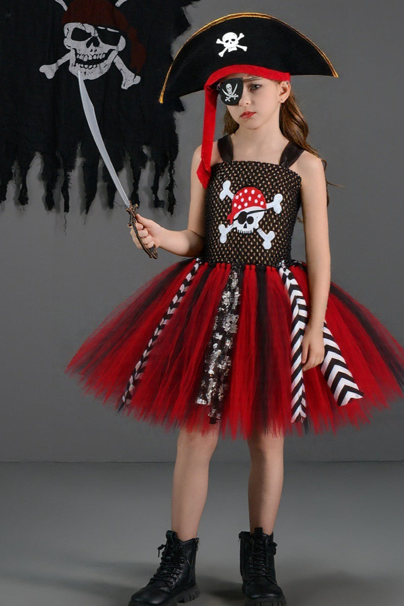 Pirate Princess Dress Kid Halloween Costume Secondary image