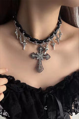 Retro Multi-Layer Spiked Star Stacking Necklace