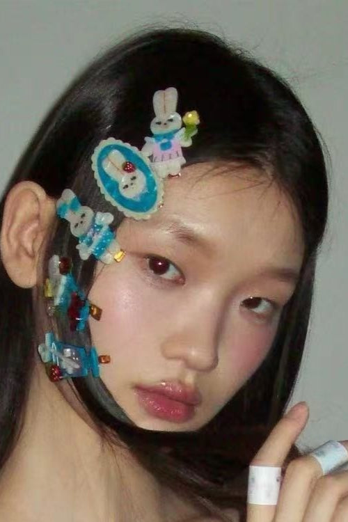 Y2K Dreamcore Rabbit Hair Accs