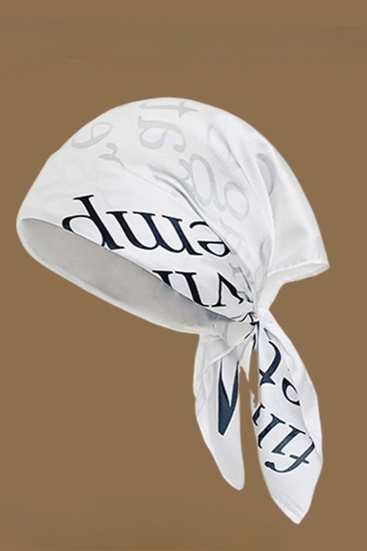 Printed Y2K Headscarf Hat Secondary image